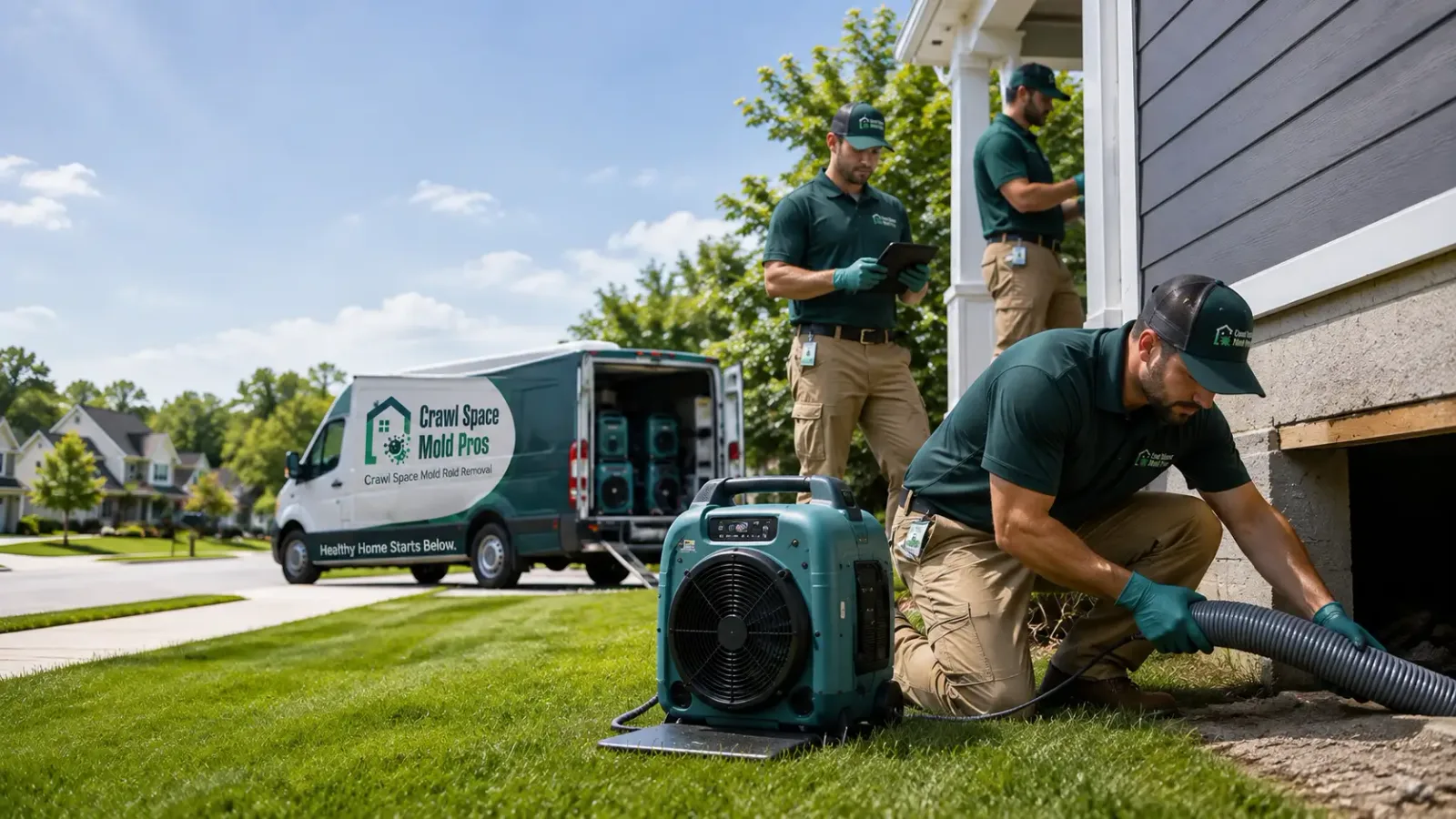 Crawl Space Mold Removal in Swan, IA
